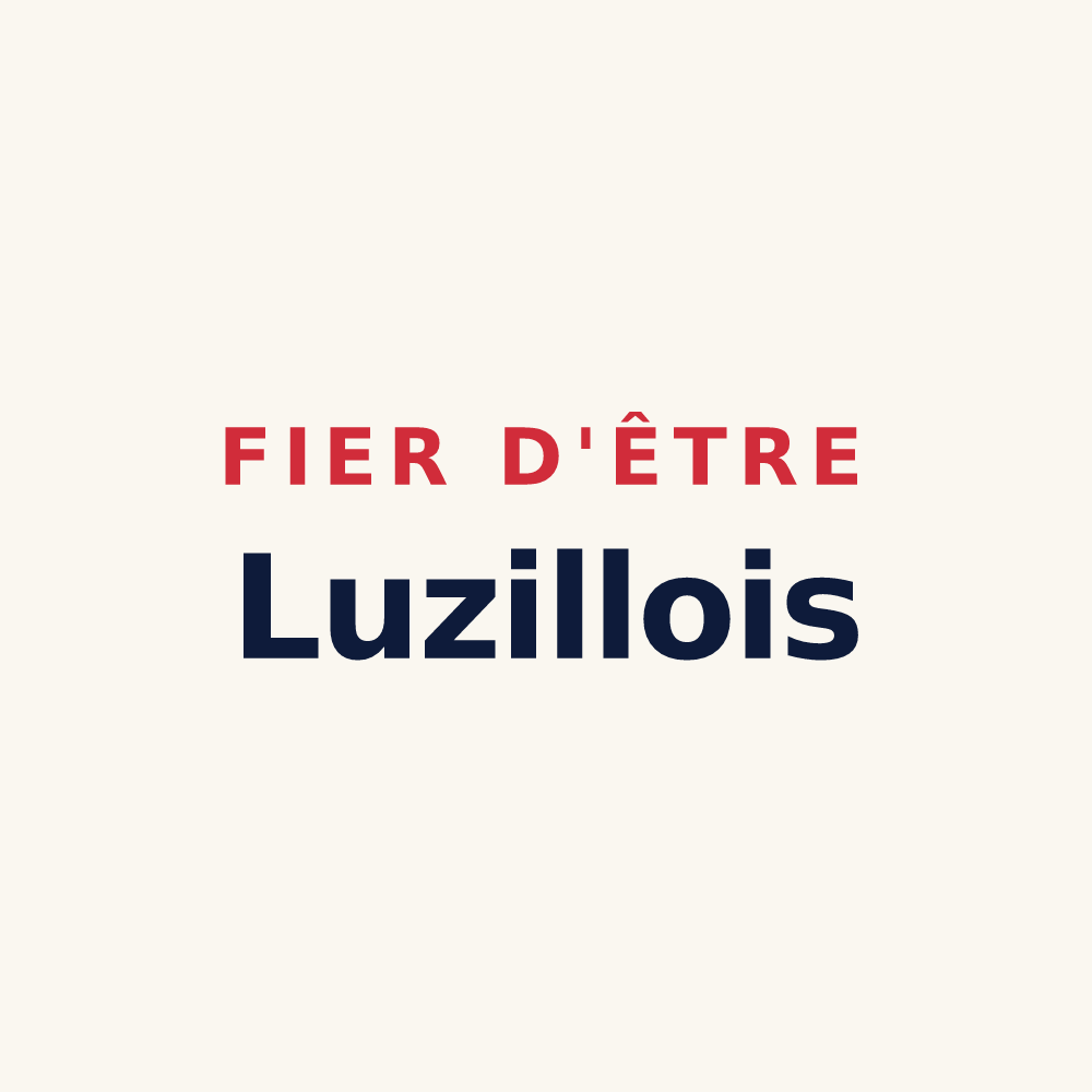 Tasse « Fier d'être Luzillois » — design pour Luzillé