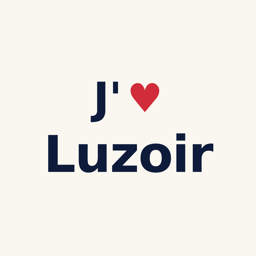 Tasse personnalisée Luzoir — design J'aime Luzoir