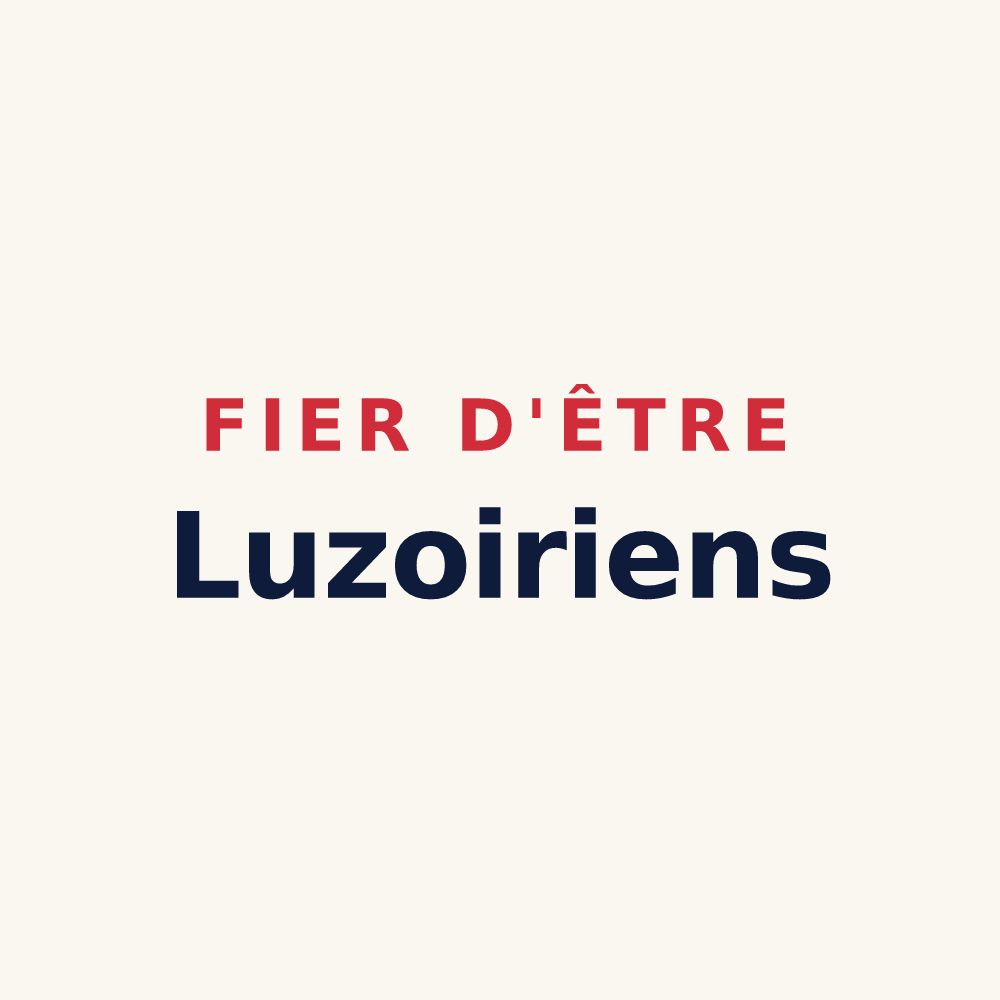 Tasse « Fier d'être Luzoiriens » — design pour Luzoir