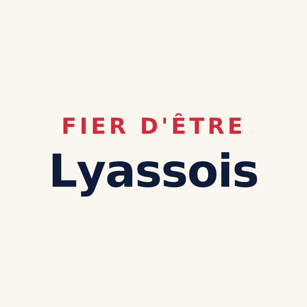 Tasse « Fier d'être Lyassois » — design pour Lyas