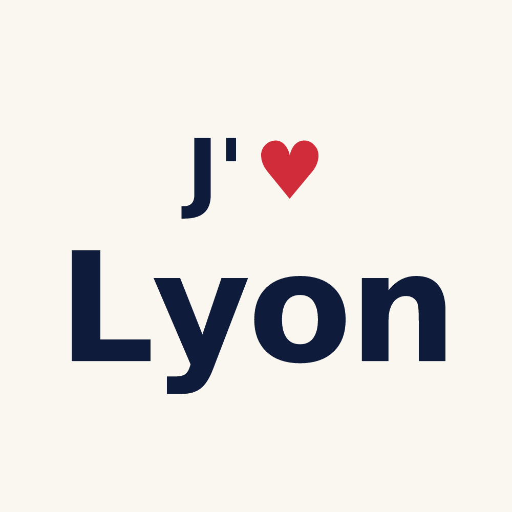 Tasse personnalisée Lyon — design J'aime Lyon