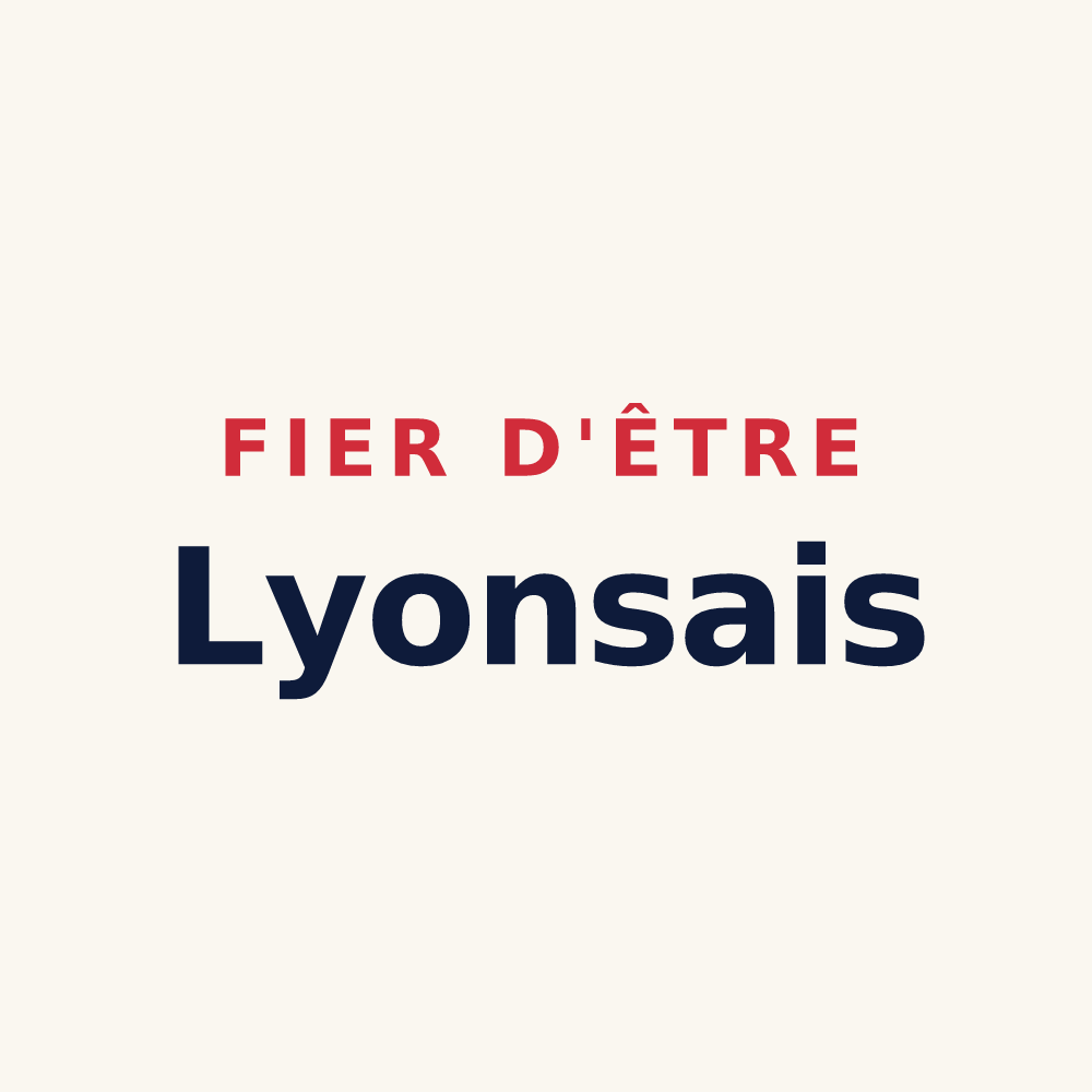 Tasse « Fier d'être Lyonsais » — design pour Lyons-la-Forêt