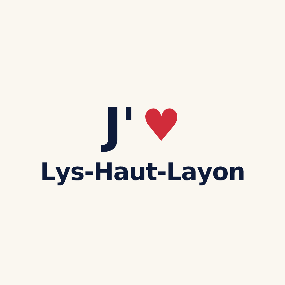 Tasse personnalisée Lys-Haut-Layon — design J'aime Lys-Haut-Layon