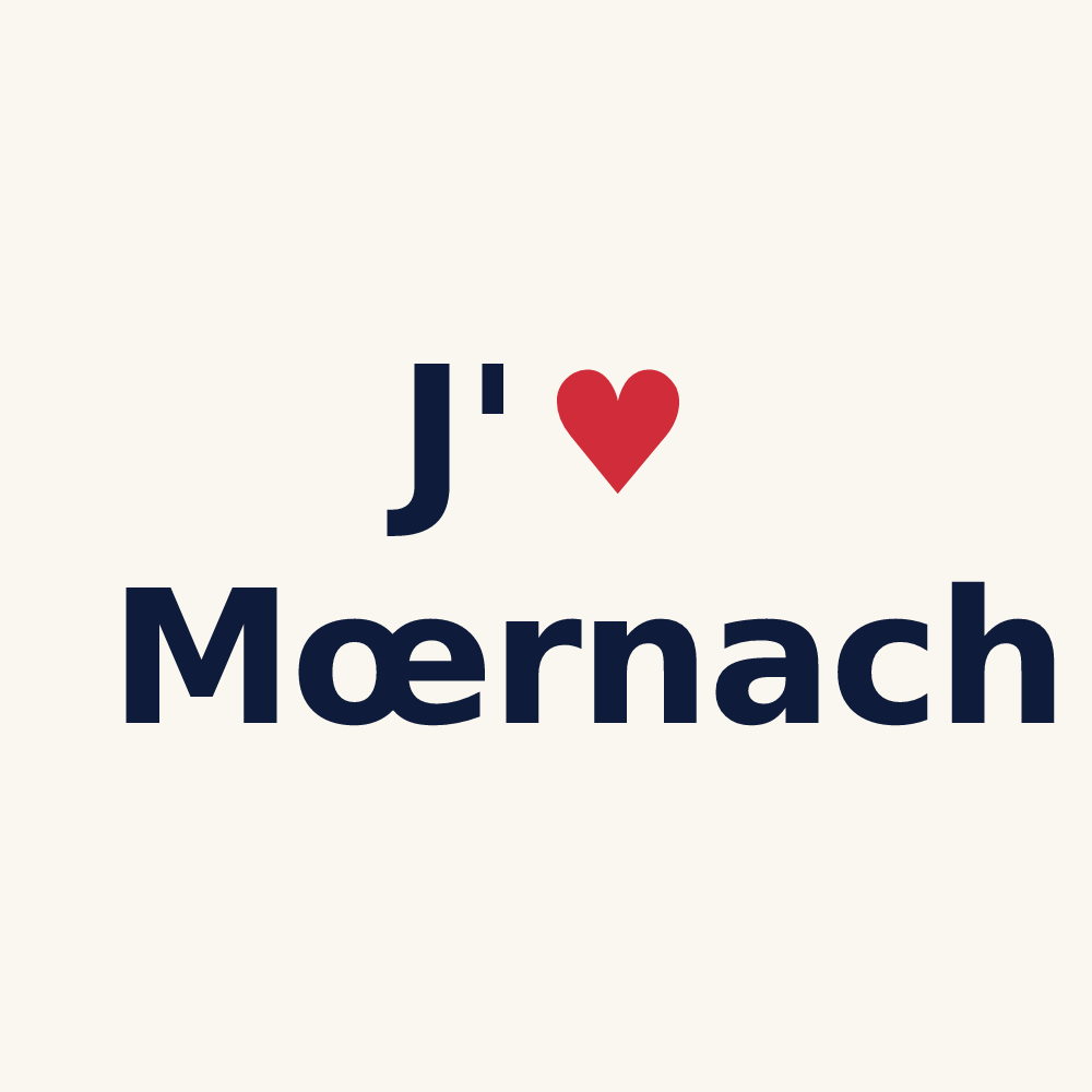 Tasse personnalisée Mœrnach — design J'aime Mœrnach