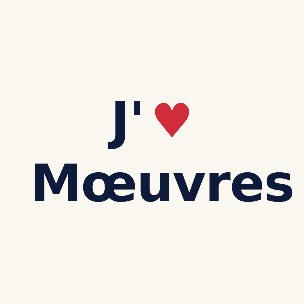 Tasse personnalisée Mœuvres — design J'aime Mœuvres