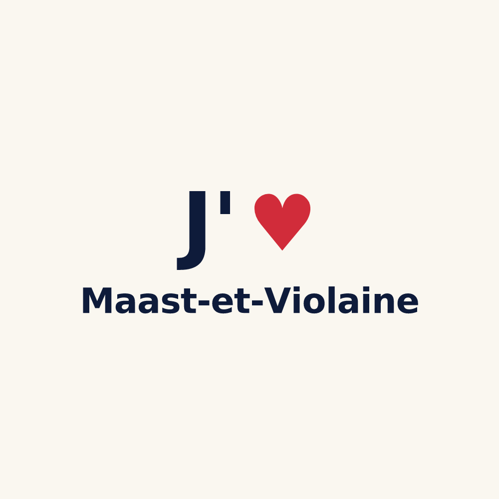Tasse personnalisée Maast-et-Violaine — design J'aime Maast-et-Violaine