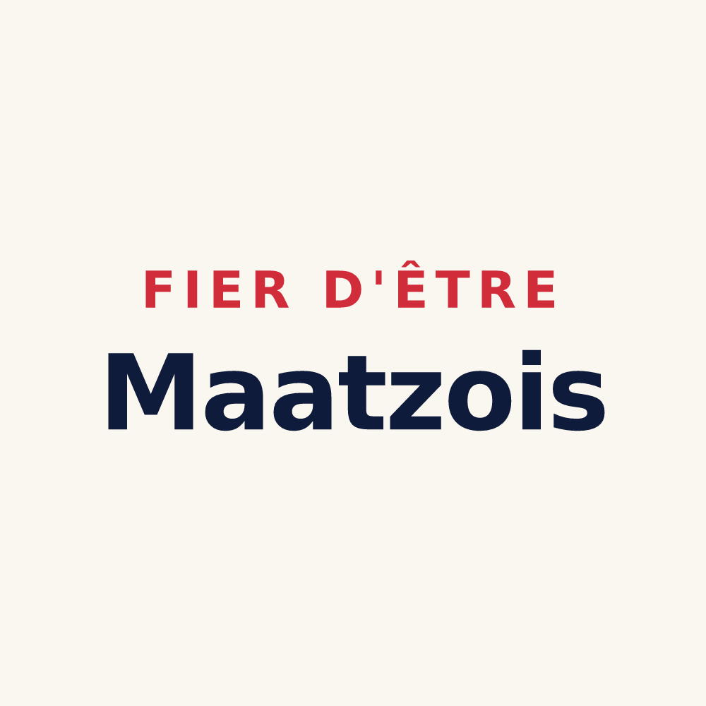 Tasse « Fier d'être Maatzois » — design pour Maâtz