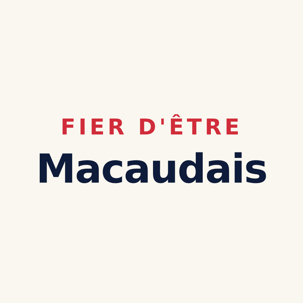 Tasse « Fier d'être Macaudais » — design pour Macau