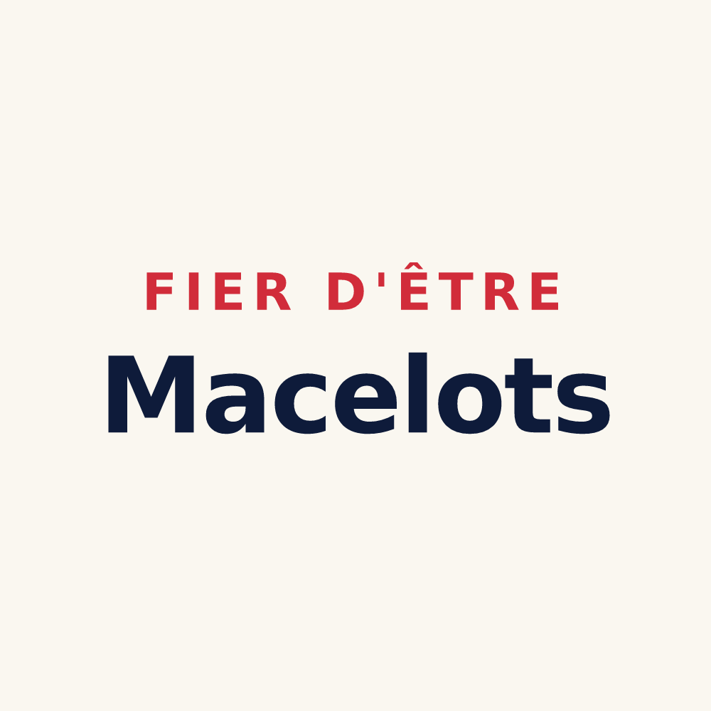 Tasse « Fier d'être Macelots » — design pour Macey