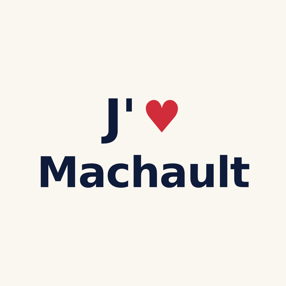 Tasse personnalisée Machault — design J'aime Machault