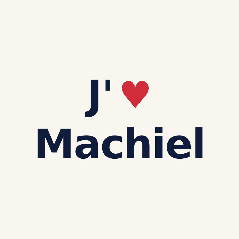 Tasse personnalisée Machiel — design J'aime Machiel