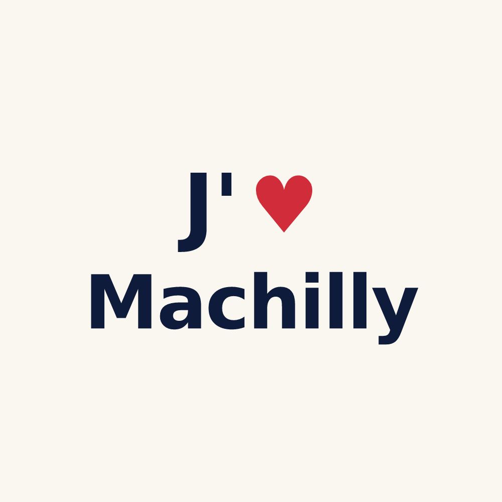 Tasse personnalisée Machilly — design J'aime Machilly