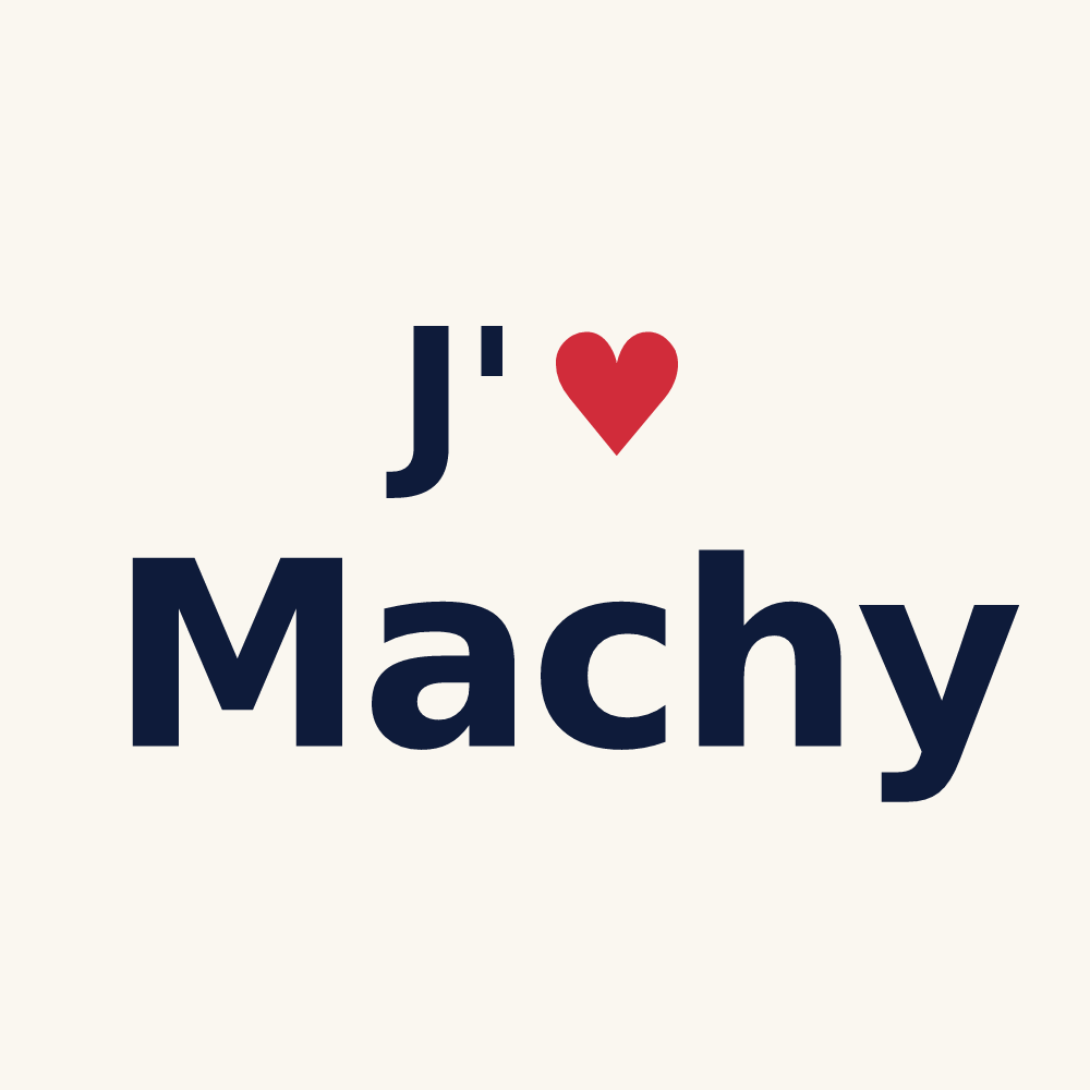 Tasse personnalisée Machy — design J'aime Machy