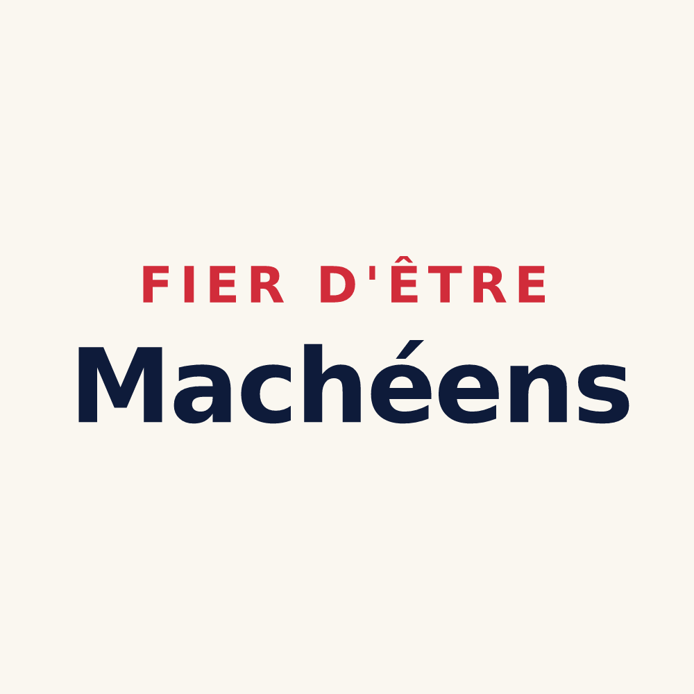 Tasse « Fier d'être Machéens » — design pour Machy