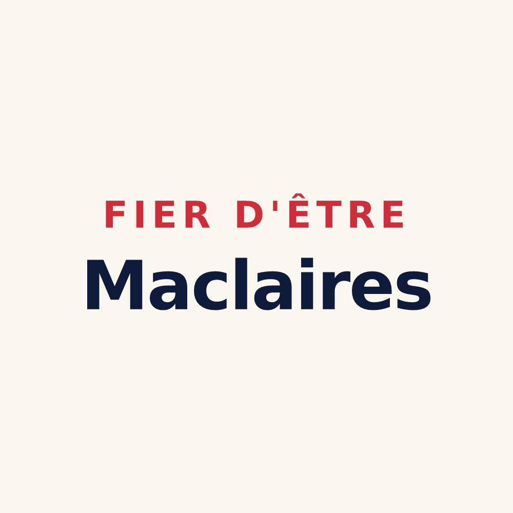 Tasse « Fier d'être Maclaires » — design pour Maclas