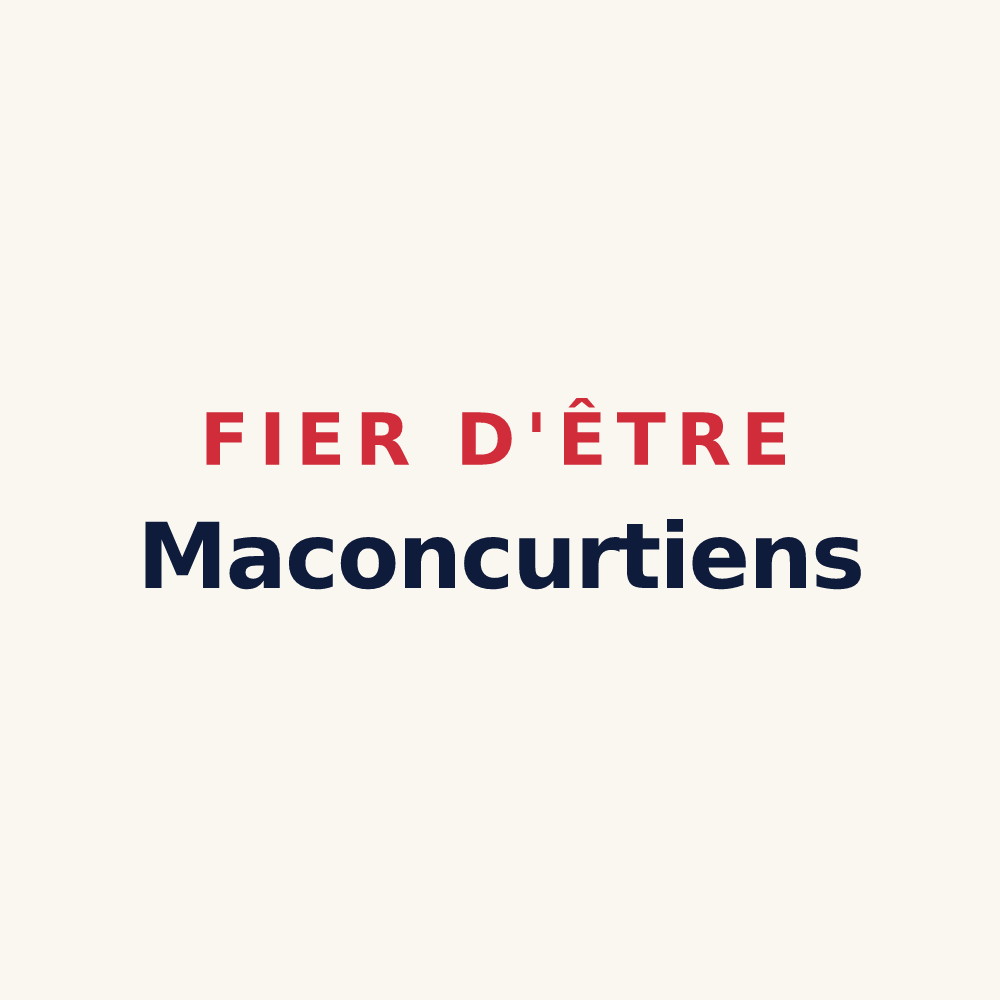 Tasse « Fier d'être Maconcurtiens » — design pour Maconcourt
