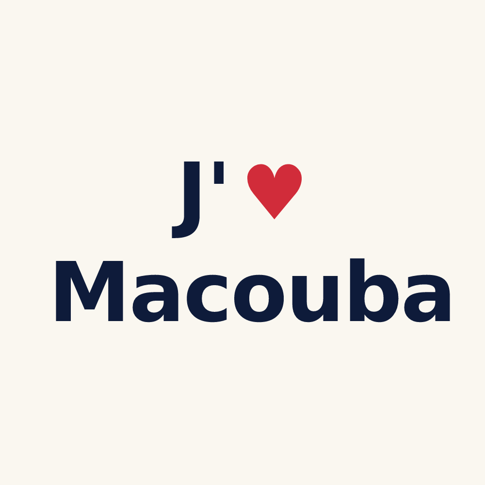 Tasse personnalisée Macouba — design J'aime Macouba