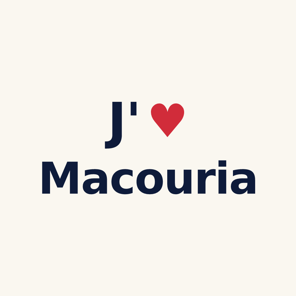 Tasse personnalisée Macouria — design J'aime Macouria