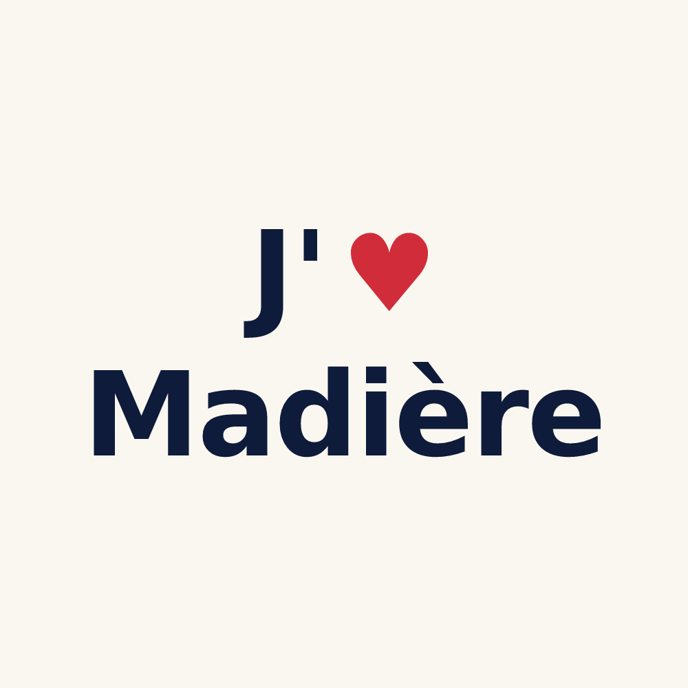 Tasse personnalisée Madière — design J'aime Madière