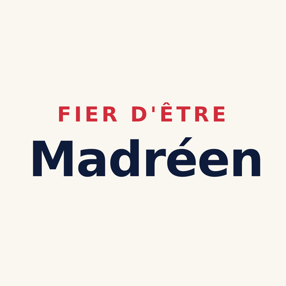 Tasse « Fier d'être Madréen » — design pour Madré