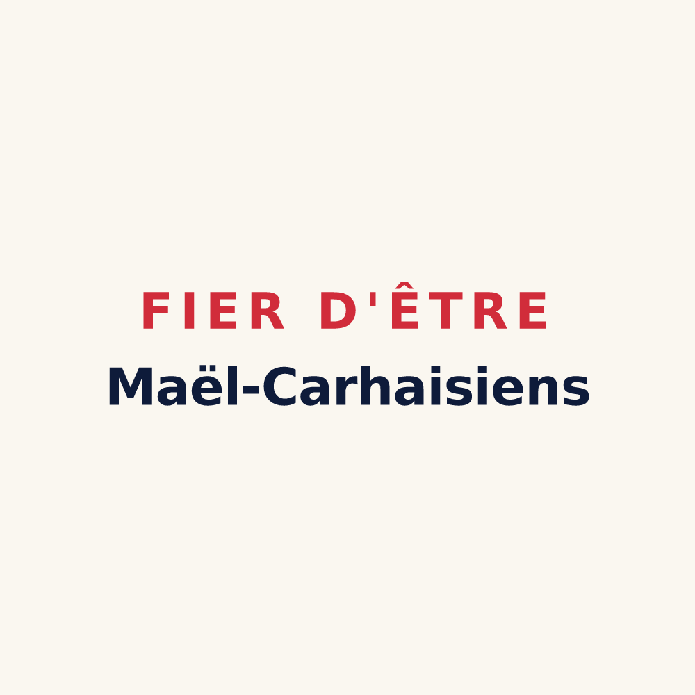 Tasse « Fier d'être Maël-Carhaisiens » — design pour Maël-Carhaix