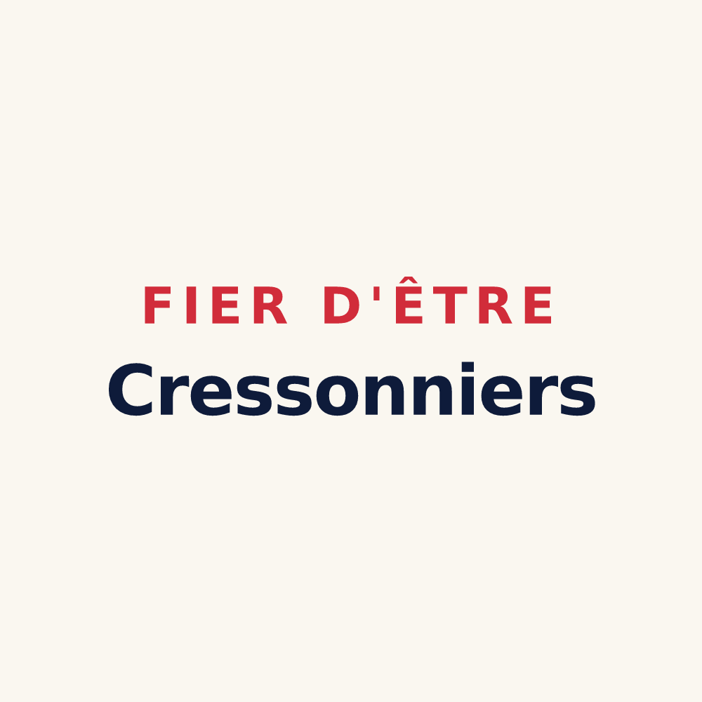 Tasse « Fier d'être Cressonniers » — design pour Maffrécourt