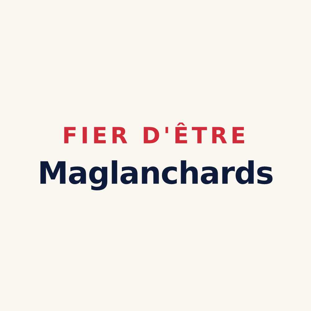 Tasse « Fier d'être Maglanchards » — design pour Magland