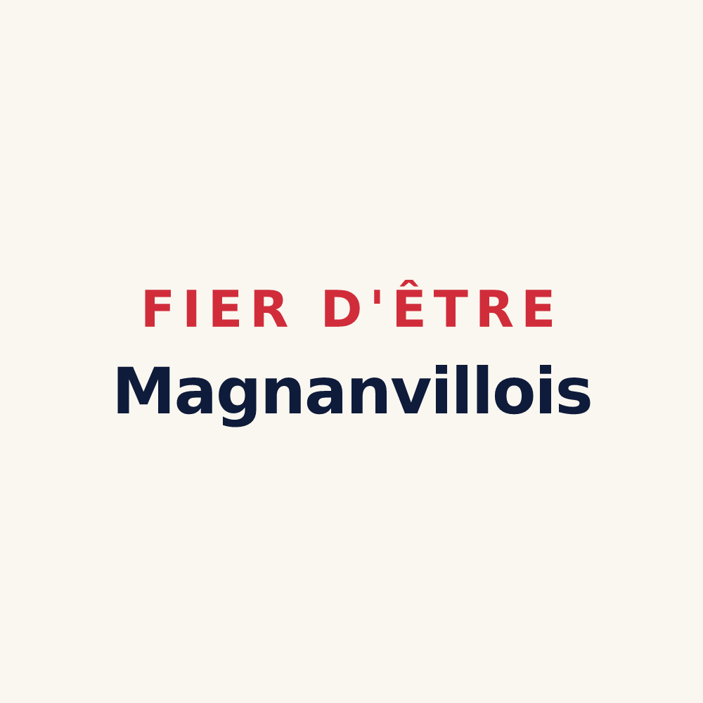 Tasse « Fier d'être Magnanvillois » — design pour Magnanville