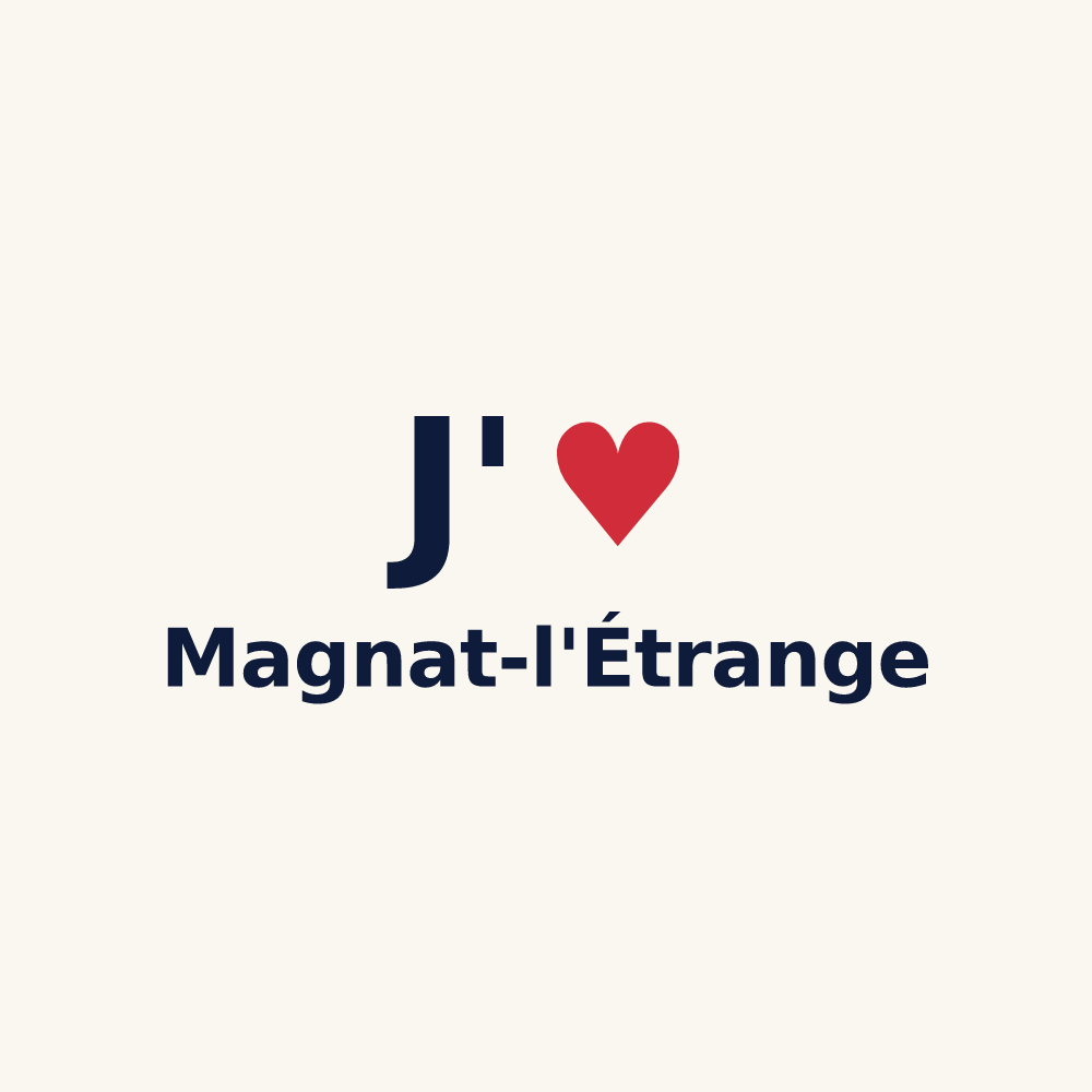 Tasse personnalisée Magnat-l'Étrange — design J'aime Magnat-l'Étrange