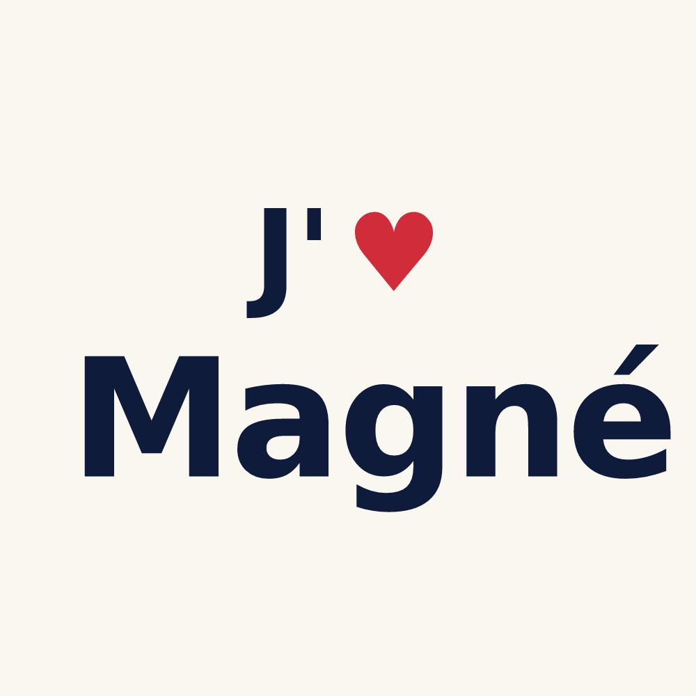 Tasse personnalisée Magné — design J'aime Magné