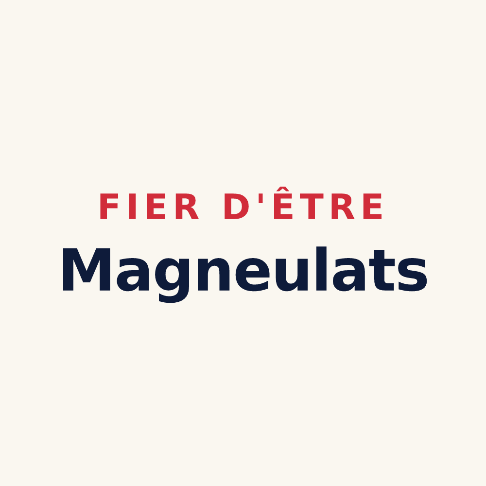 Tasse « Fier d'être Magneulats » — design pour Magneux-Haute-Rive