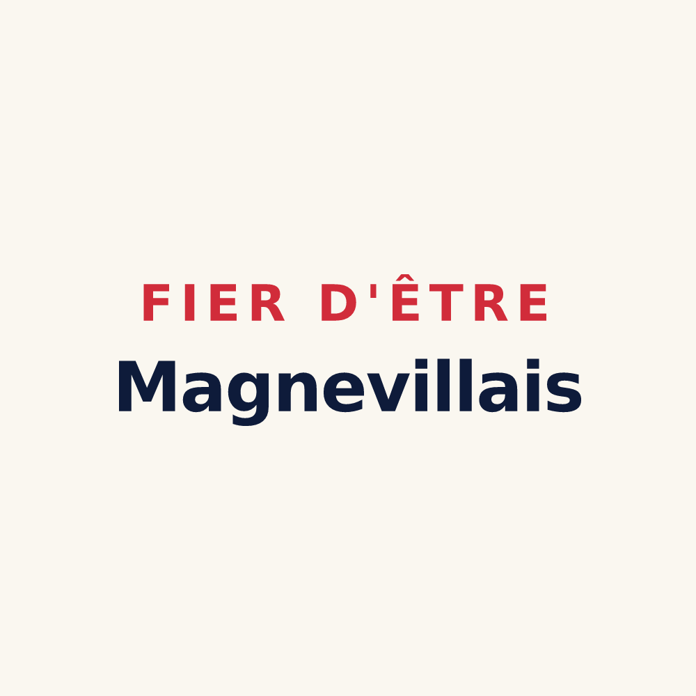 Tasse « Fier d'être Magnevillais » — design pour Magneville