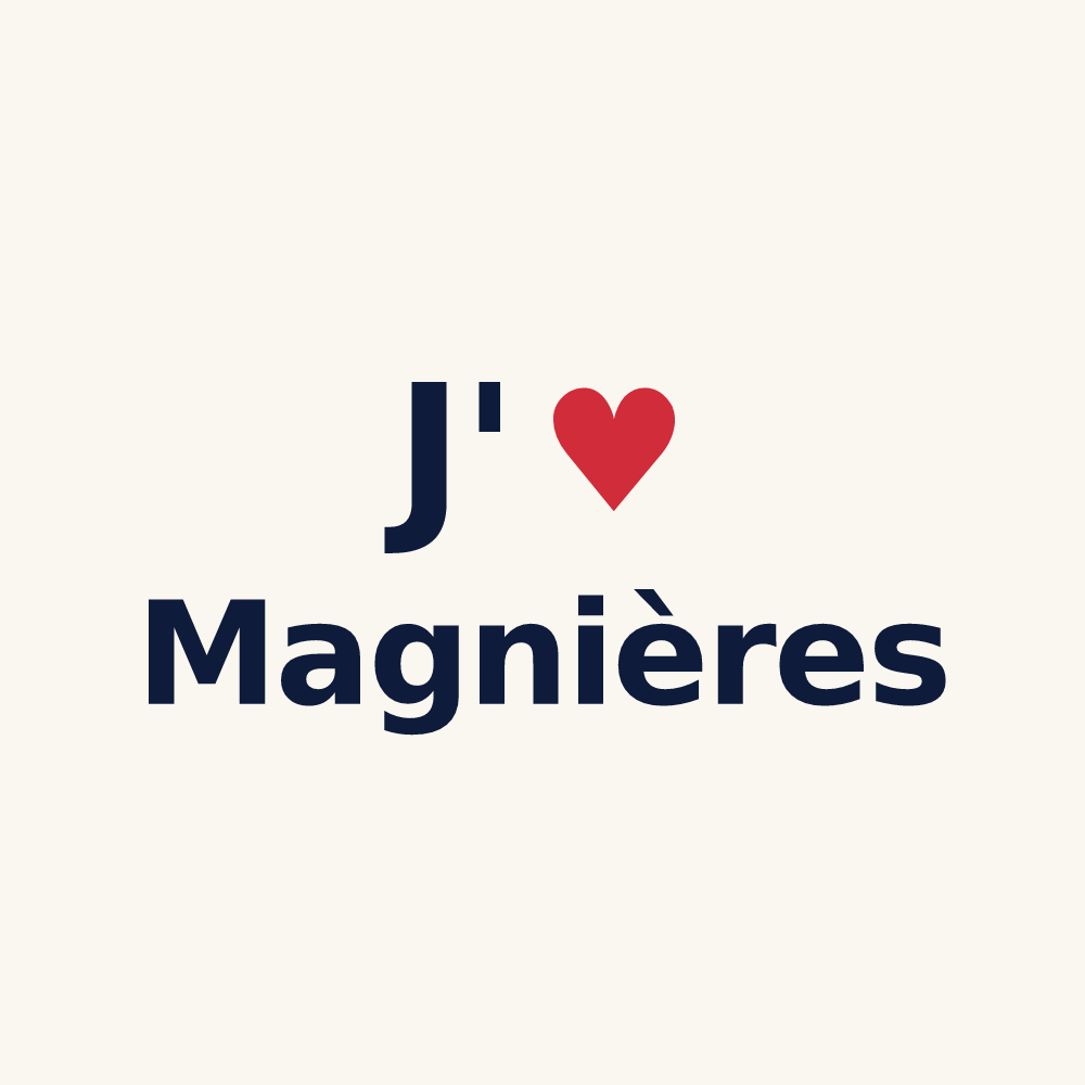 Tasse personnalisée Magnières — design J'aime Magnières