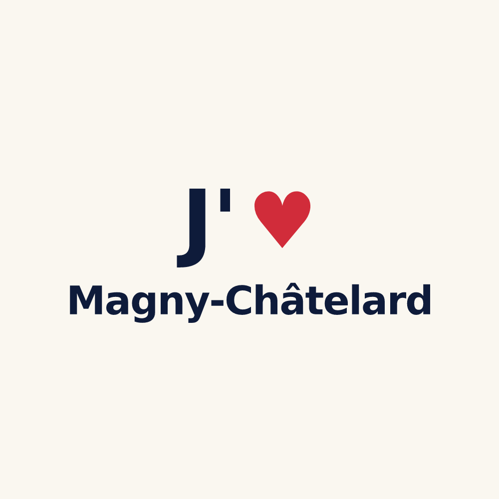 Tasse personnalisée Magny-Châtelard — design J'aime Magny-Châtelard