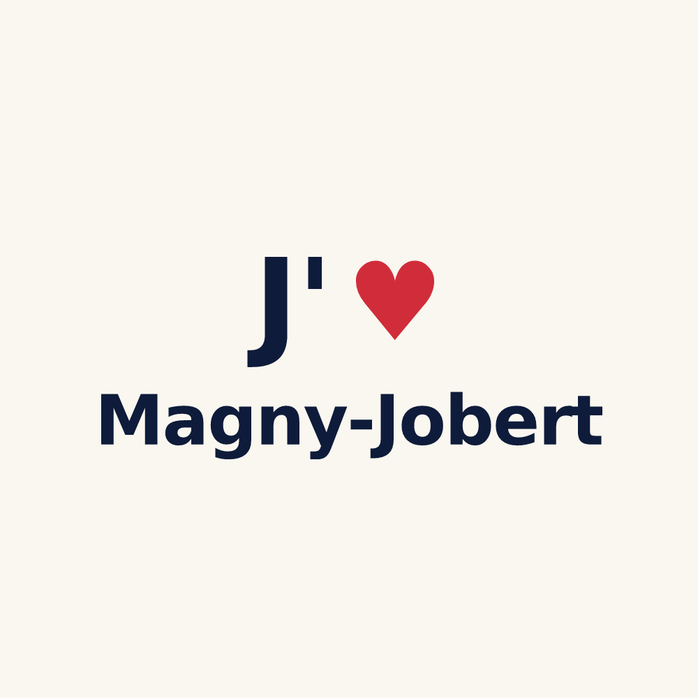 Tasse personnalisée Magny-Jobert — design J'aime Magny-Jobert