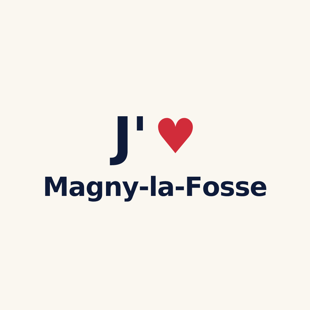 Tasse personnalisée Magny-la-Fosse — design J'aime Magny-la-Fosse