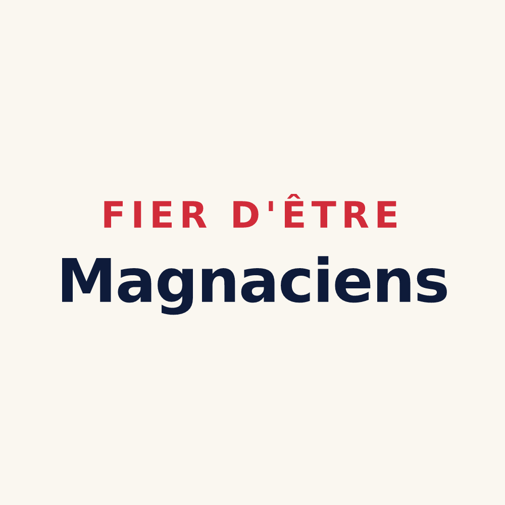 Tasse « Fier d'être Magnaciens » — design pour Magny-le-Désert