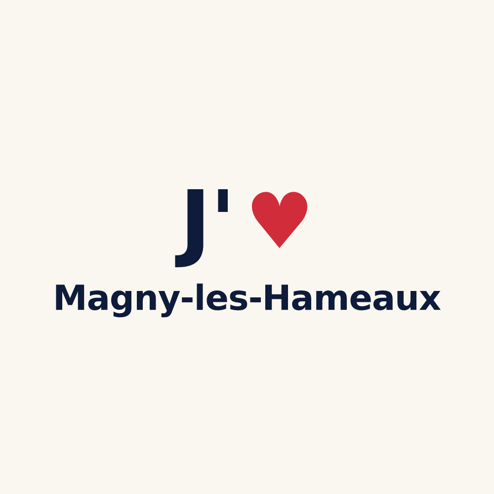 Tasse personnalisée Magny-les-Hameaux — design J'aime Magny-les-Hameaux