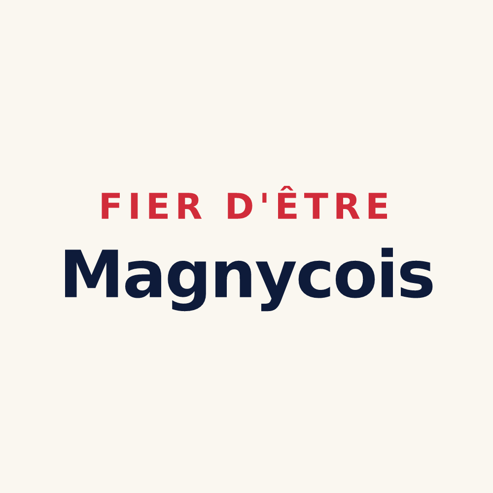 Tasse « Fier d'être Magnycois » — design pour Magny-les-Hameaux