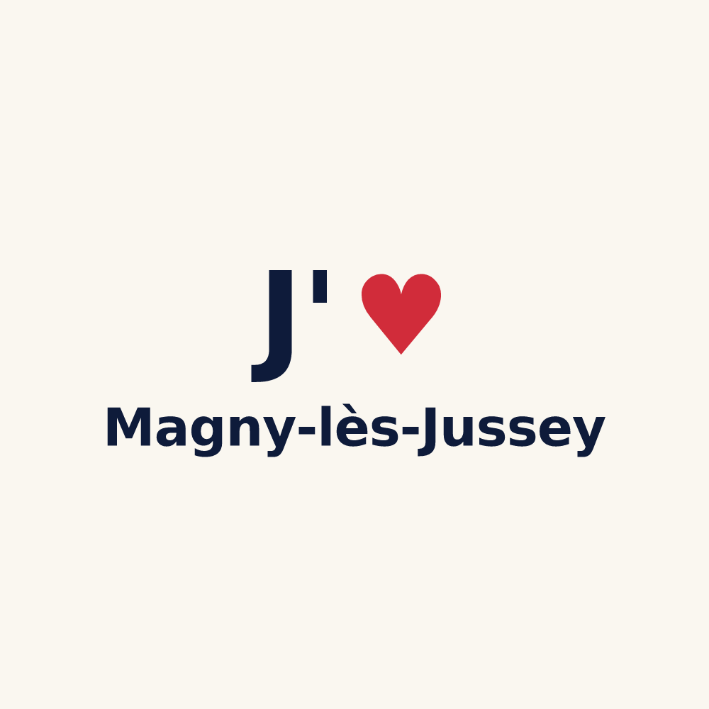 Tasse personnalisée Magny-lès-Jussey — design J'aime Magny-lès-Jussey