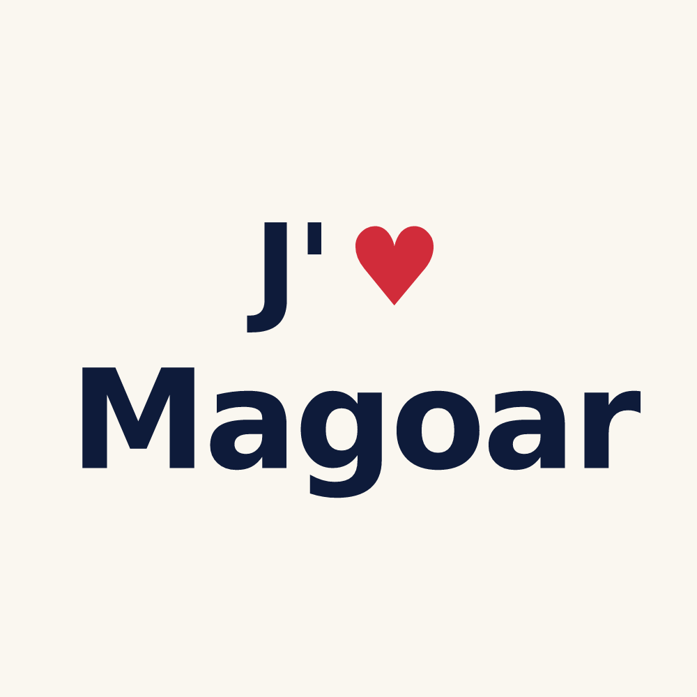 Tasse personnalisée Magoar — design J'aime Magoar