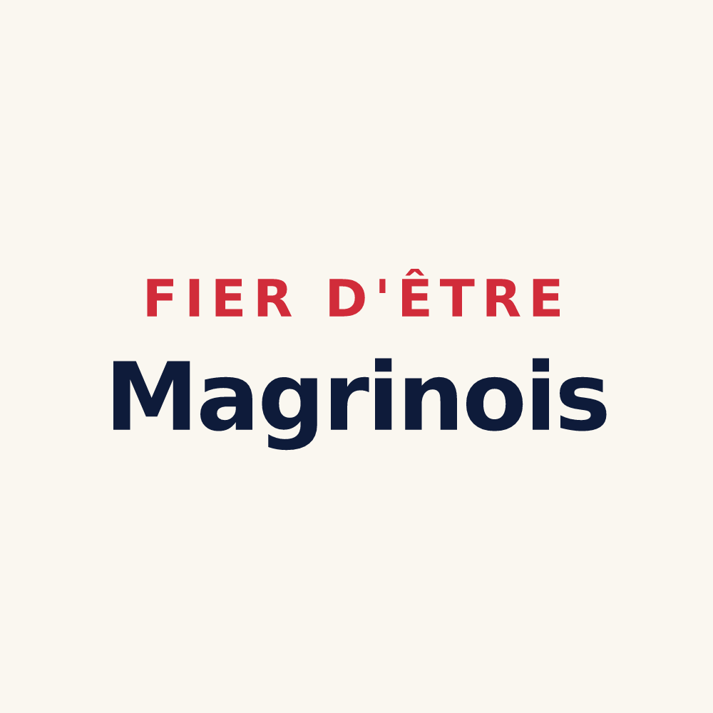 Tasse « Fier d'être Magrinois » — design pour Magrin