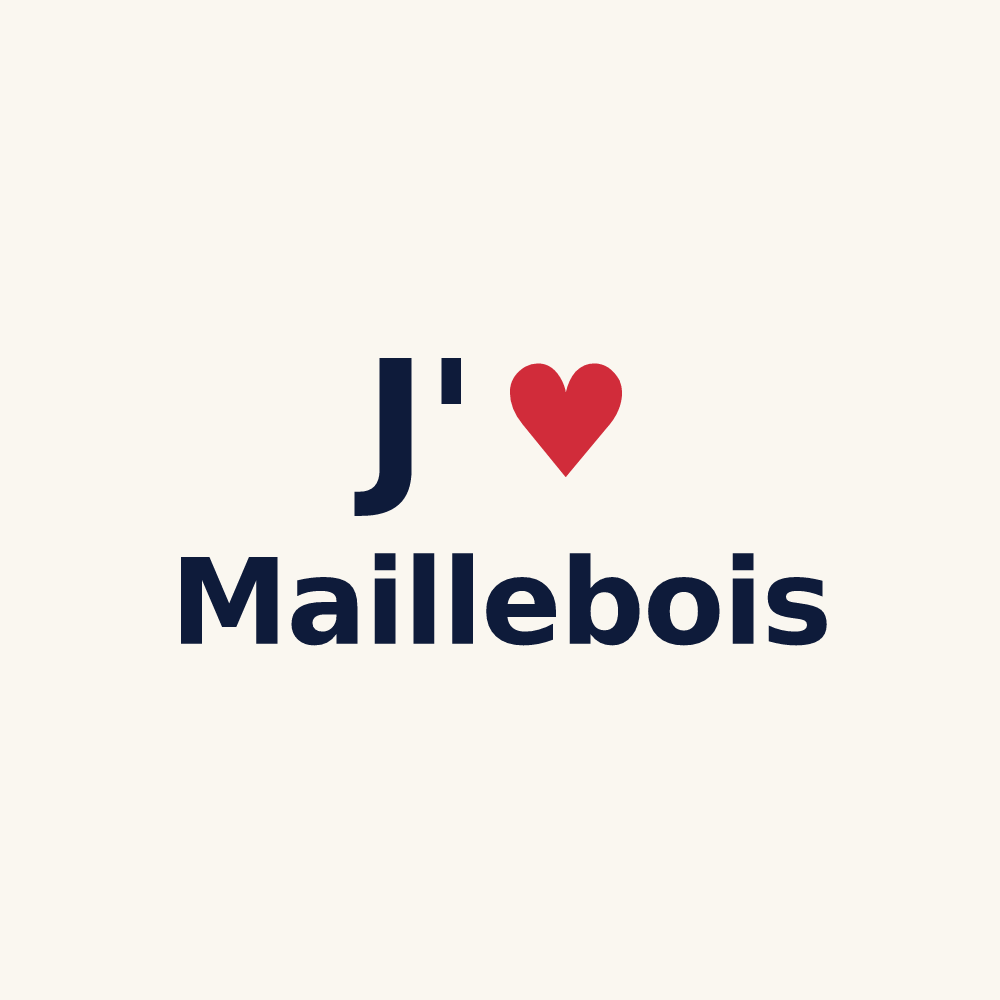 Tasse personnalisée Maillebois — design J'aime Maillebois