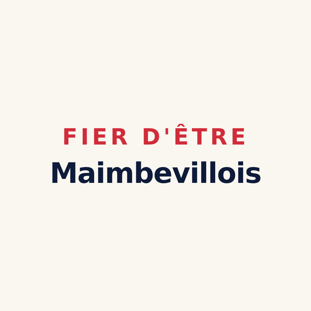 Tasse « Fier d'être Maimbevillois » — design pour Maimbeville