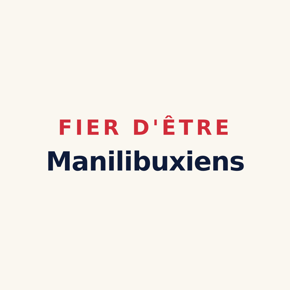 Tasse « Fier d'être Manilibuxiens » — design pour Maine-de-Boixe