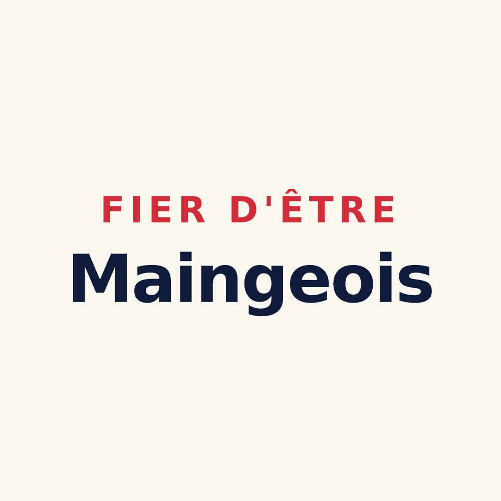 Tasse « Fier d'être Maingeois » — design pour Maing