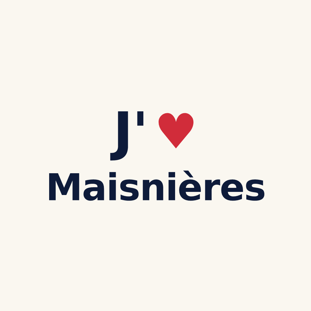 Tasse personnalisée Maisnières — design J'aime Maisnières