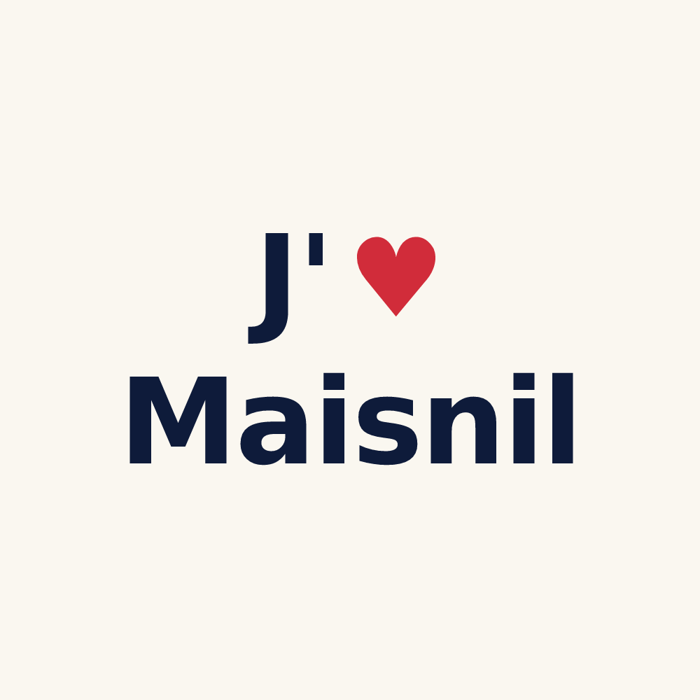 Tasse personnalisée Maisnil — design J'aime Maisnil
