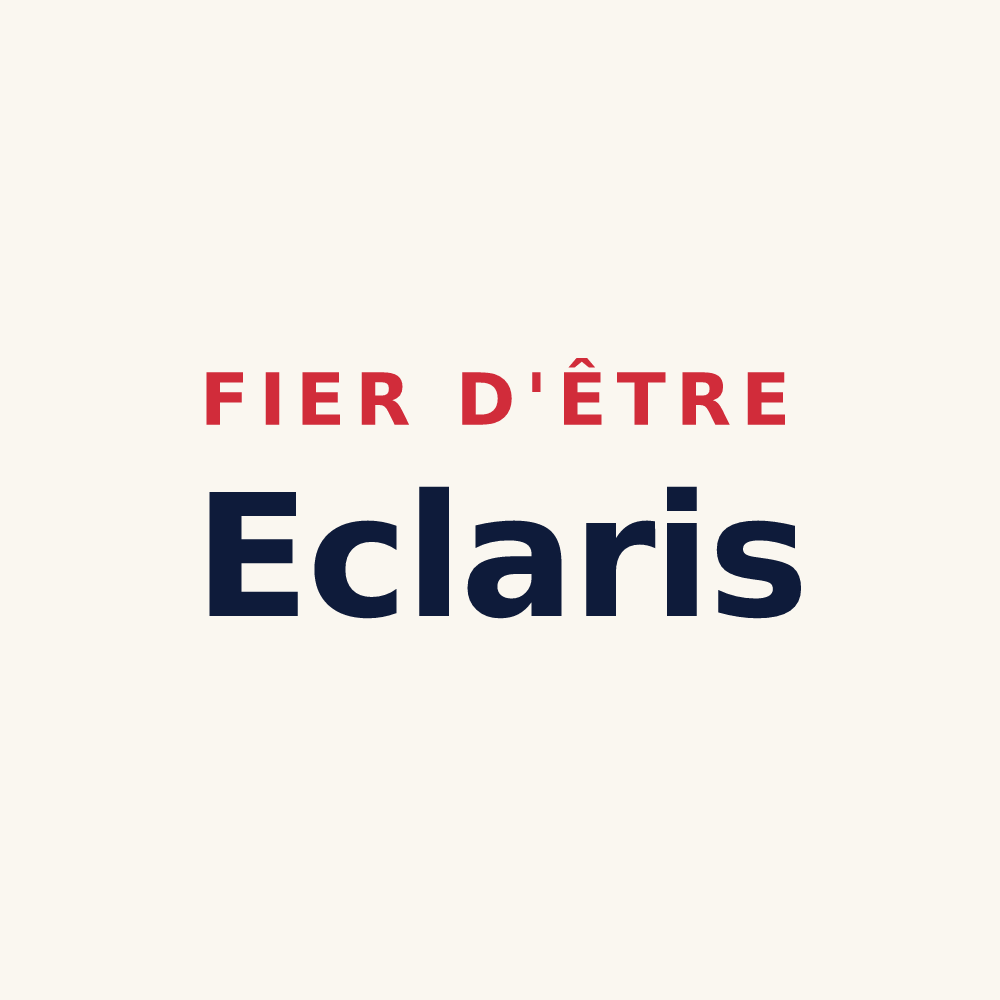 Tasse « Fier d'être Eclaris » — design pour Maison-des-Champs