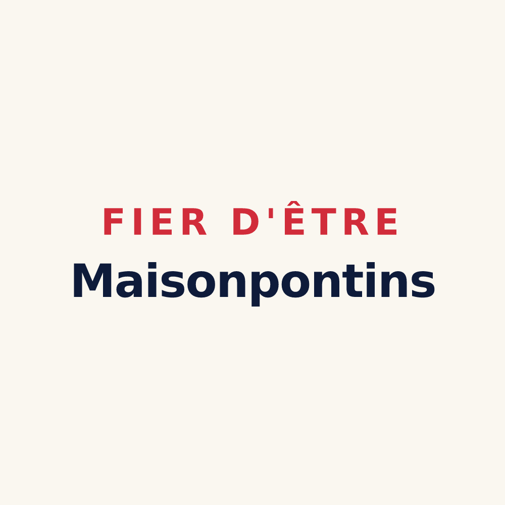 Tasse « Fier d'être Maisonpontins » — design pour Maison-Ponthieu